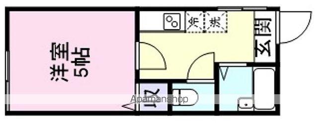 TJ今中A(1K/1階)の間取り写真