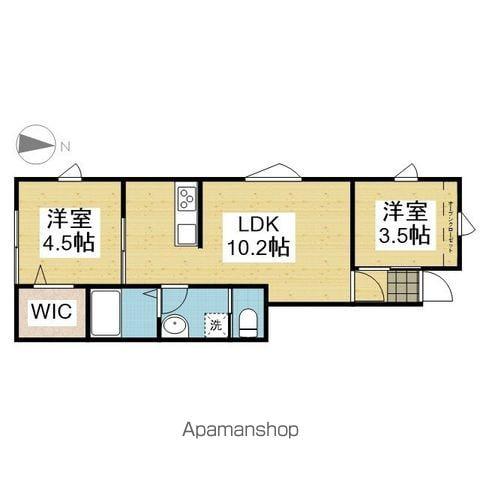 EARTH SYOENJI(2LDK/1階)の間取り写真