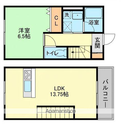 ＺＥＮ　Ｒ(1LDK)の間取り写真