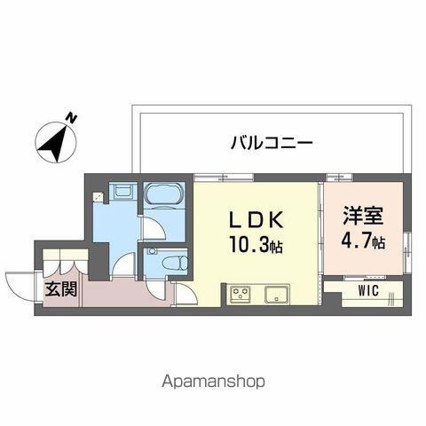 アンビエラ宝が丘(1LDK/3階)の間取り写真