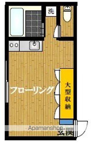 あかさかマンション(ワンルーム/2階)の間取り写真