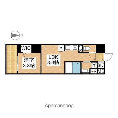 ザ・レジデンスパーク栄(1LDK/2階)の間取り写真