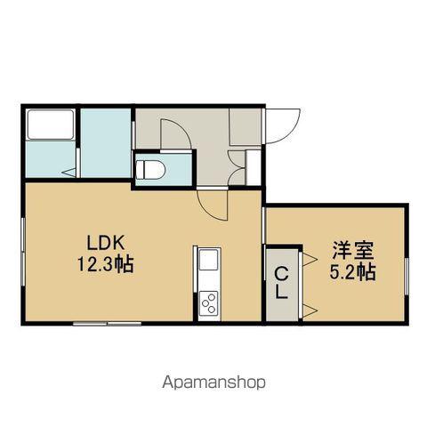 カーム住吉Ⅰ(1LDK/1階)の間取り写真