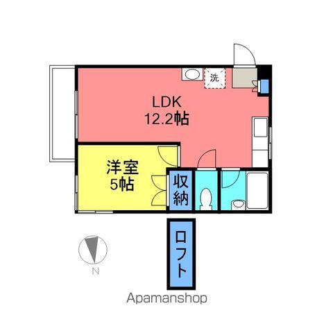 VIVI行田(1LDK/2階)の間取り写真