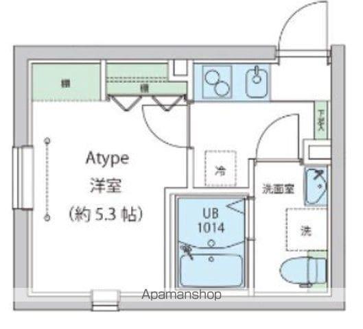 レオーネ早稲田(1K/2階)の間取り写真
