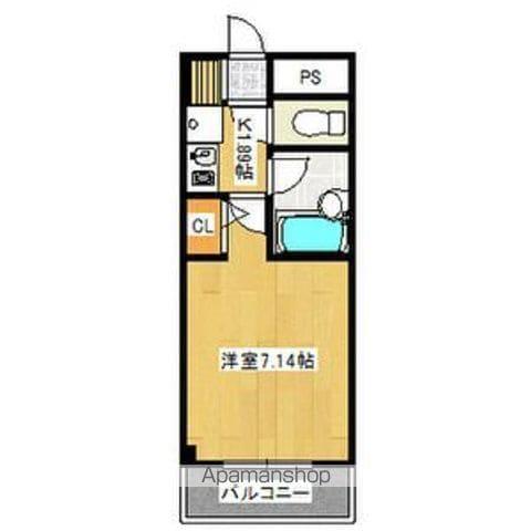 カレッジハイツ春日井(1K/2階)の間取り写真