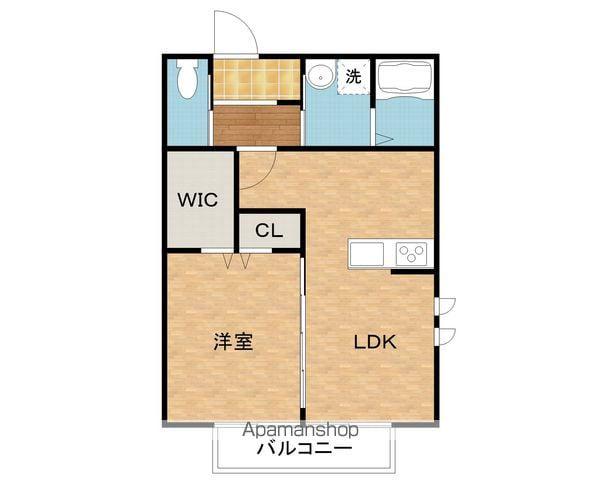 コンフォート・セルビエ(1LDK/1階)の間取り写真