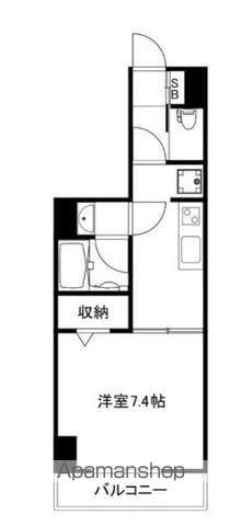 裕ビル(1K/4階)の間取り写真
