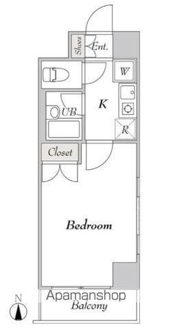BLUROCK秋葉原(1K/7階)の間取り写真