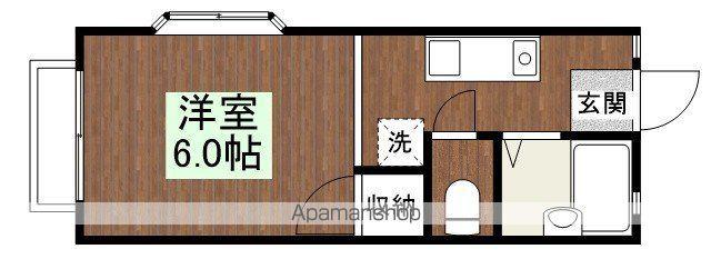 シルフィード菅原(ワンルーム/1階)の間取り写真