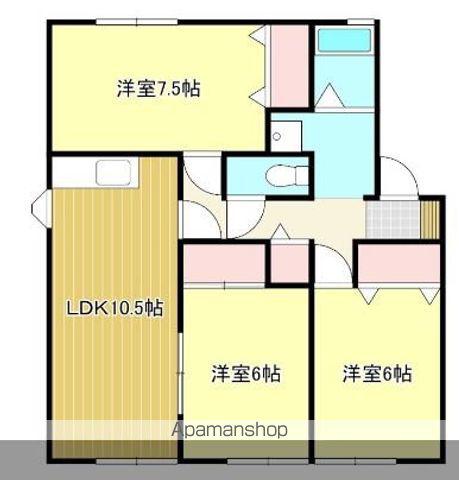 OMハイツ(3LDK/2階)の間取り写真