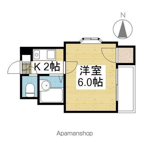 リリーフレジデンス清水町(1K/4階)の間取り写真