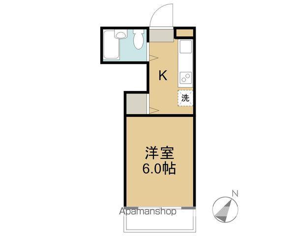 グリーングローブ(ワンルーム/1階)の間取り写真