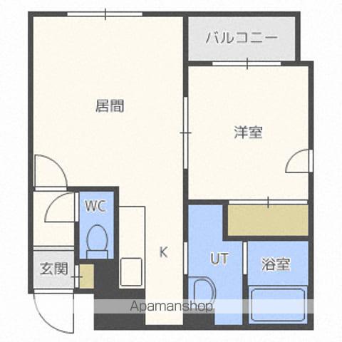 ボーンビルドⅡ(1LDK/3階)の間取り写真
