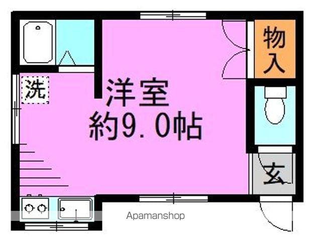 サラン高円寺(ワンルーム/2階)の間取り写真