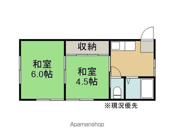 シティハイツ(2K/1階)の間取り写真