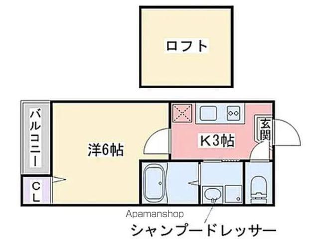 FELICE Ⅰ(1K/2階)の間取り写真