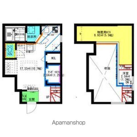 RADIANCE大府Ⅱ(ワンルーム/1階)の間取り写真
