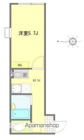 マウ東高円寺(1K/1階)の間取り写真