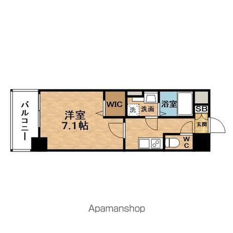 LEONCOMFORTTENJINBASHI(1K/3階)の間取り写真