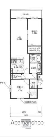M＇S RING GRANDE 春日出北(2LDK/3階)の間取り写真