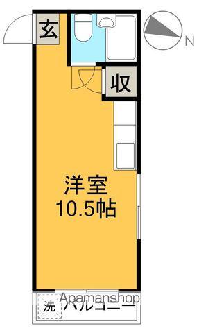 レジデンス優美Ⅰ(ワンルーム/4階)の間取り写真