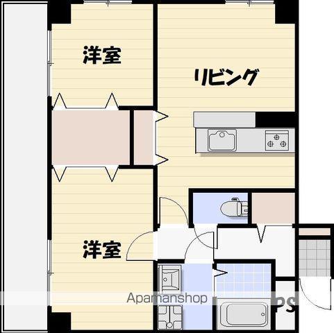 アドバンス東習志野(2LDK/4階)の間取り写真