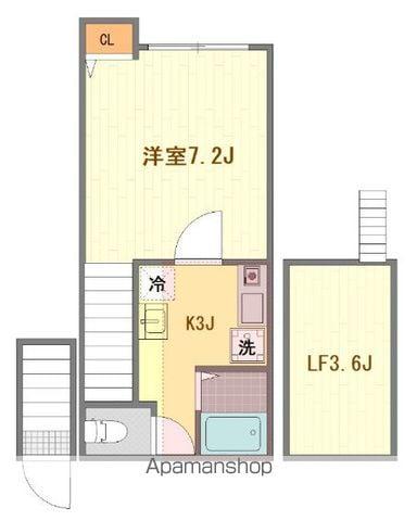 PRENDRE M 南阿佐ヶ谷(1K/2階)の間取り写真