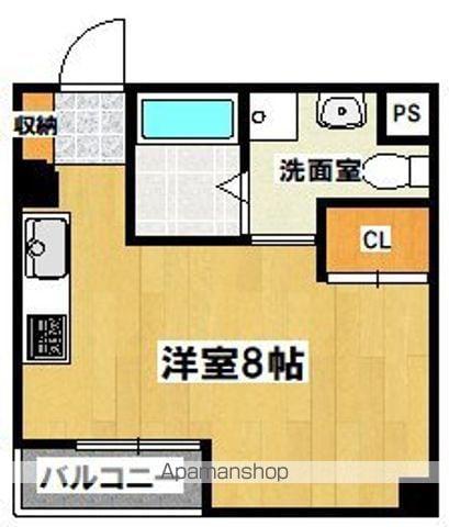 ORIENTCITY・K(ワンルーム/3階)の間取り写真