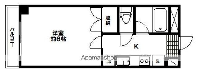 アーバンヒルズ柏木(1K/4階)の間取り写真