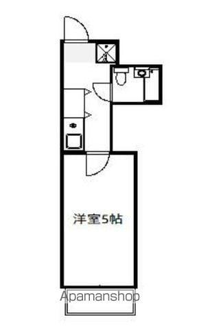 アール新宿御苑(1K/2階)の間取り写真