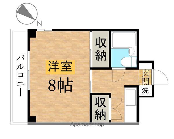 杉山マンション(1K/4階)の間取り写真