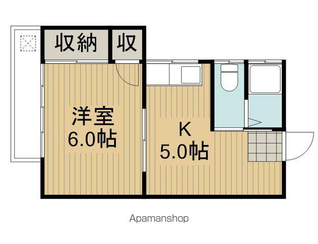 ミマツハウス(1K/2階)の間取り写真