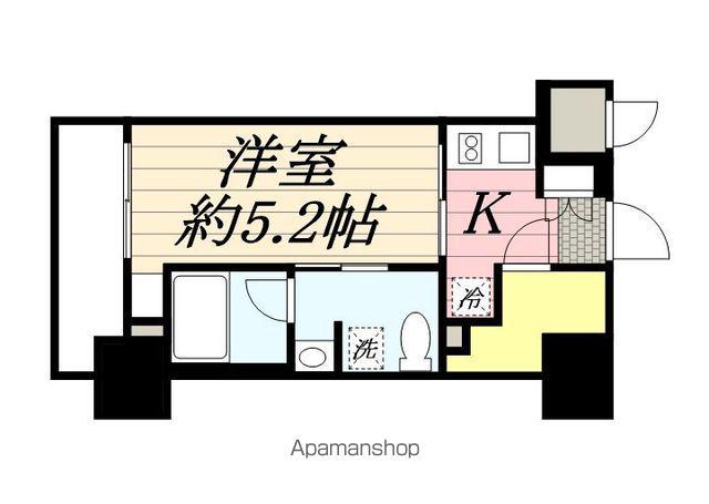 ステージファースト千葉駅南(1K/4階)の間取り写真