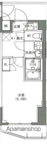 S-RESIDENCE雑司が谷(1K/7階)の間取り写真