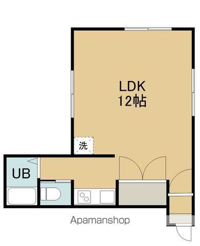 アネックス信栄(ワンルーム/2階)の間取り写真