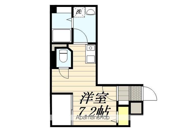 コネクトパークヒルズ本千葉町(ワンルーム/2階)の間取り写真