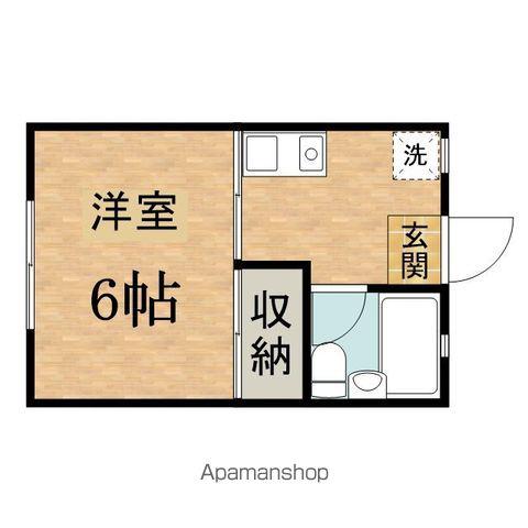 エフォート(1K/1階)の間取り写真