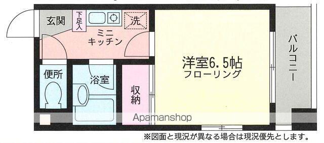 ラポール・アイ1(1K/2階)の間取り写真