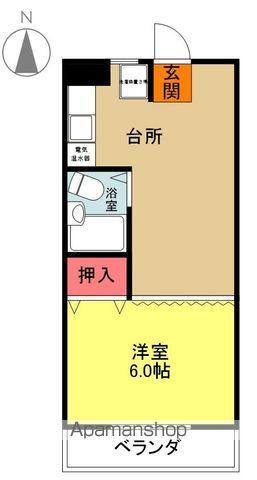 CASA DELLA LUNA(1DK/1階)の間取り写真