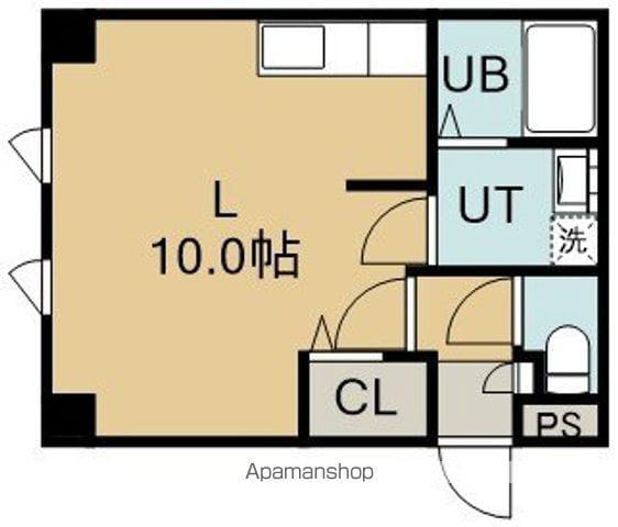 パークプラザ(ワンルーム/1階)の間取り写真