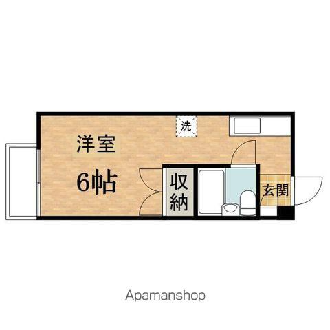 YSヴィラA(ワンルーム/1階)の間取り写真