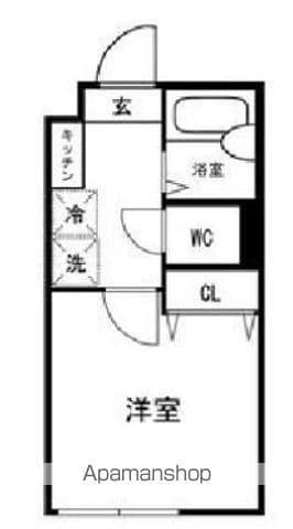 EMILIA 358(1K/3階)の間取り写真