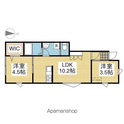 EARTH SYOENJI(2LDK/1階)の間取り写真