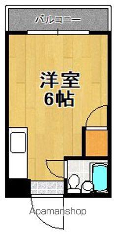 サンライト警固ビル(ワンルーム/2階)の間取り写真