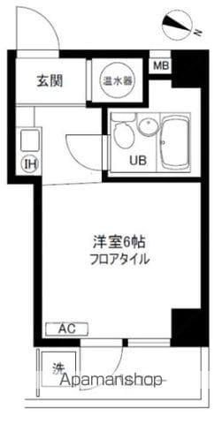 東海西神田マンション(ワンルーム/8階)の間取り写真