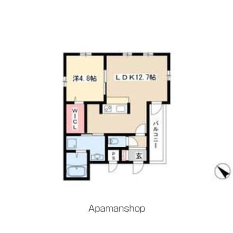 GLANZ千種(1LDK/3階)の間取り写真
