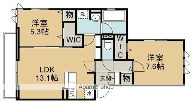 クレードルグラン(2LDK/3階)の間取り写真