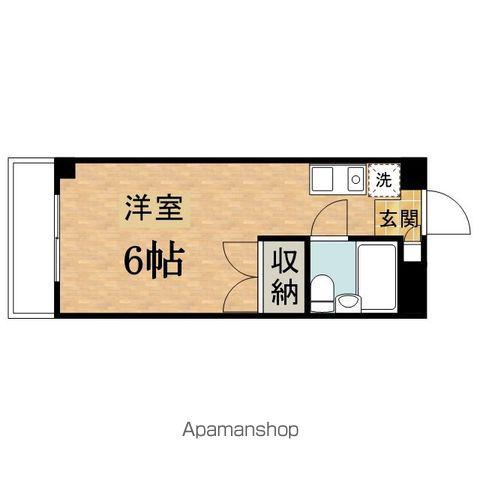 JKビル(ワンルーム/4階)の間取り写真