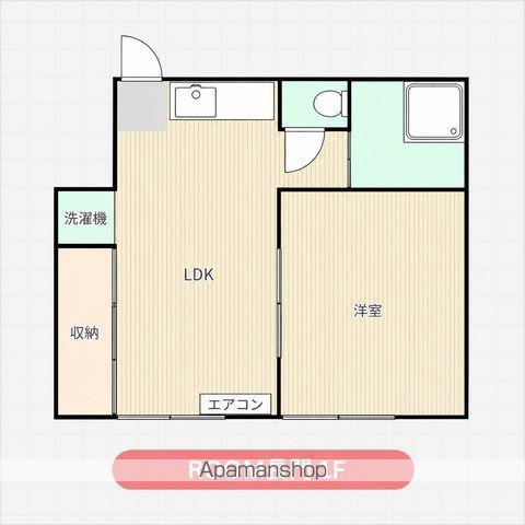 ROOM長門(1DK/1階)の間取り写真